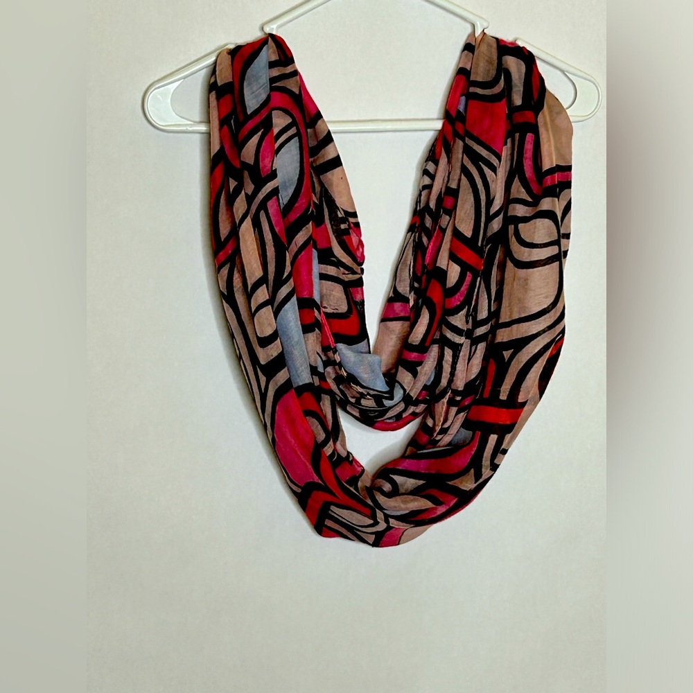 Colorful , Infinity scarf, beautiful accent for any wardrobe!